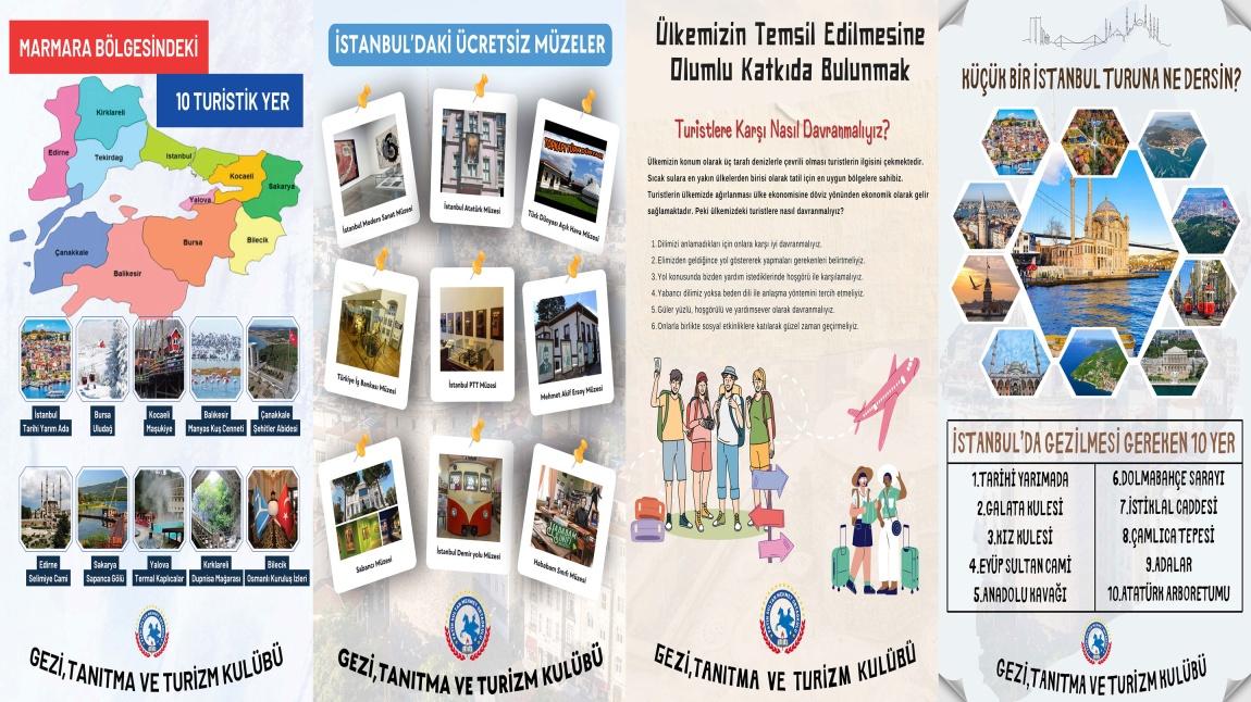Gezi,Tanıtma ve Turizm Kulübü Öğretmen ve Öğrencilerinden Toplum Hizmeti Çalışması